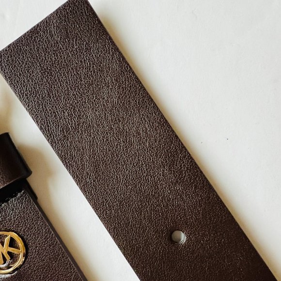 MICHAEL MICHAEL KORS Women's Genuine Leather Belt NWT Size M - Picture 4 of 5